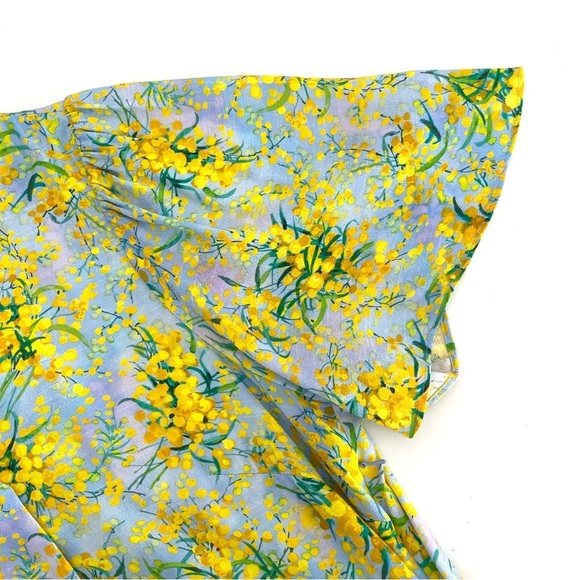 & Other Stories Flutter Sleeve Floral Midi Dress - Picture 9 of 15